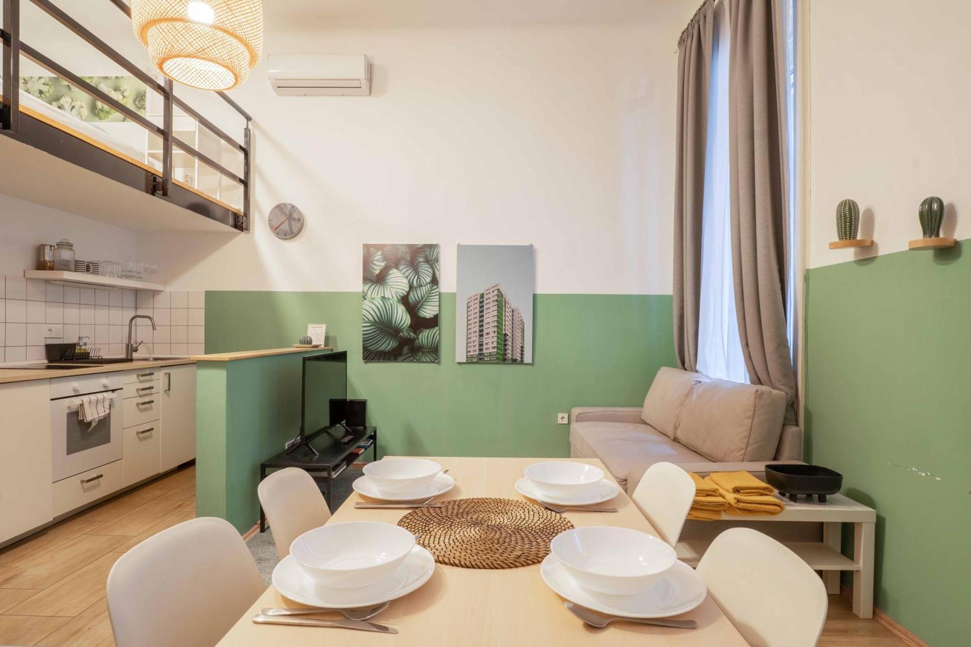 Cosy Studio In Terezvaros W41 Green Budapeszt Zewnętrze zdjęcie